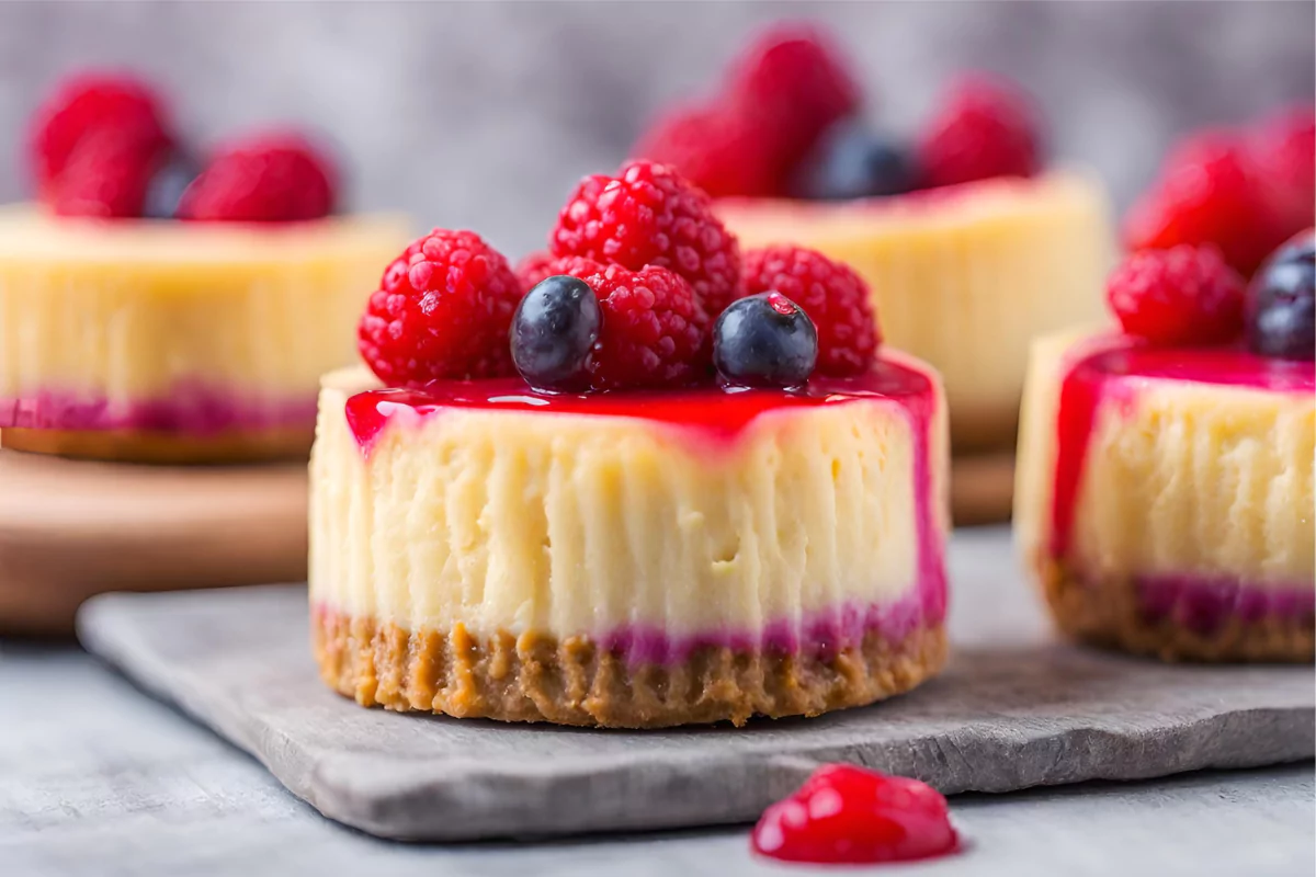 mini cheesecakes