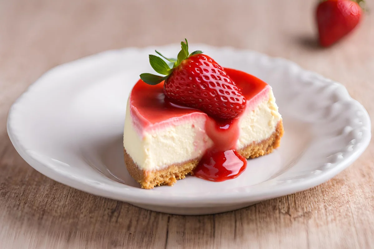 Mini Strawberry Cheesecakes