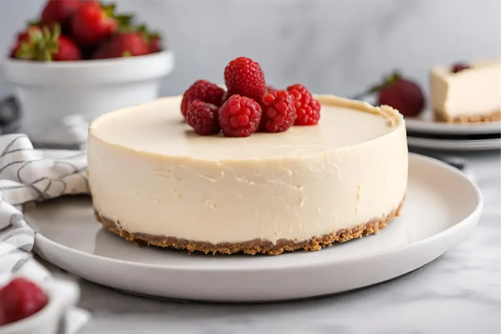 firm no-bake cheesecake