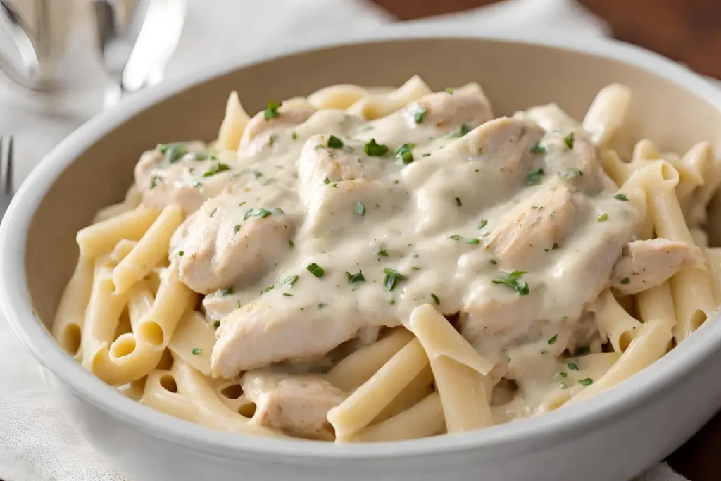 What goes with chicken alfredo as a side?