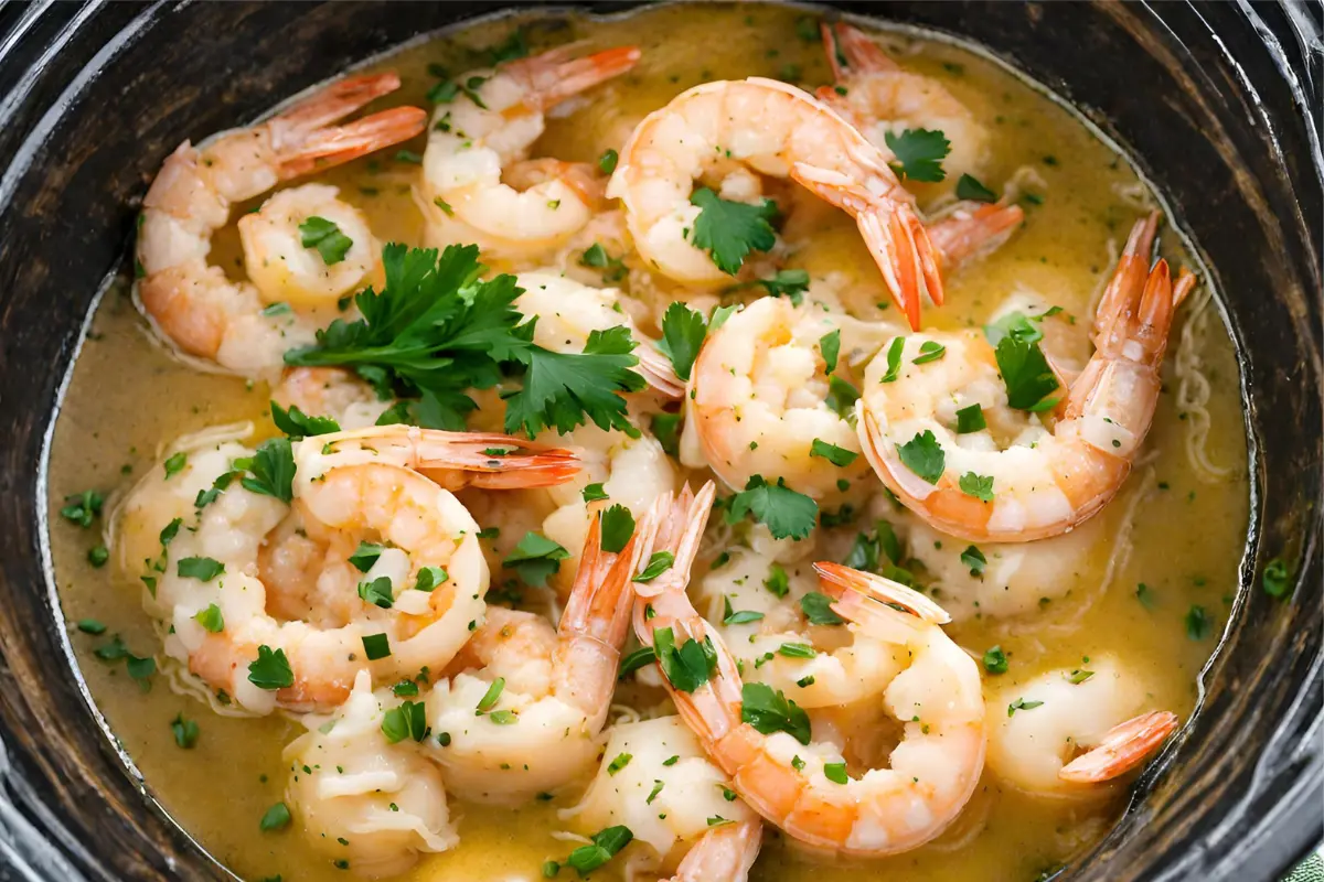 crock pot shrimp scampi